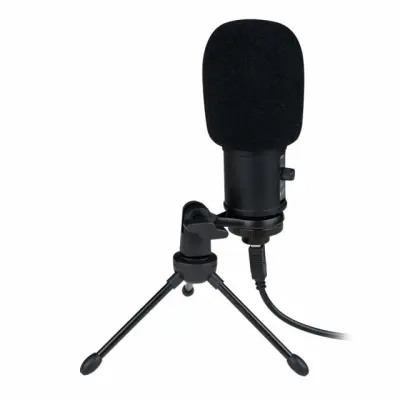 Bigben streaming mikrofon, cardiode, stalak, noise reduction, 1.5m kabel PS5/P4/NSW/PC
