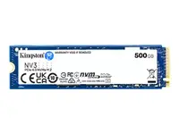 Kingston 500GB NV3 SSD M.2 2280 PCIe 4.0 NVMe, Read: 5,000/ Write: 3,000MB/s