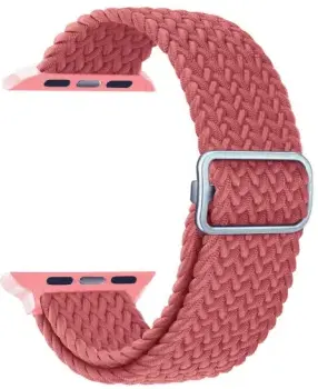 KSIX iizmjenjivi najlonski remen kompatibilan s Apple Watch 42/44/45mm, koraljni