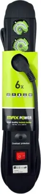 Maxpower produžni kabel FRGKD06 5m, prenaponska zaštita
