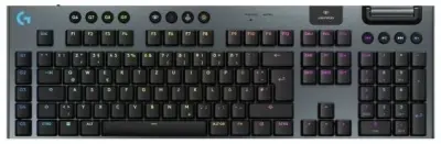 Tipkovnica Logitech G915 X LIGHTSPEED, gaming, LIGHTSYNC RGB, mehanička-tactile, bežična
