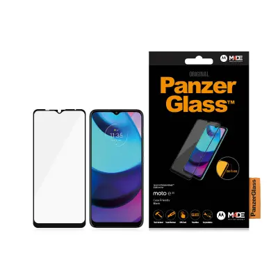 PANZER GLASS ZAŠT. STAKLO MOTO E20 CASEFRIENDLY BLACK
