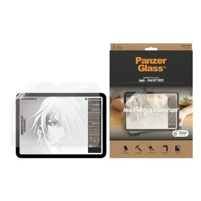 PANZER GLASS ZAŠT. STAKLO TAB iPAD 10.9" ULTRA WIDE FIT GRAPHIC PAPER ANTIBACTERIAL