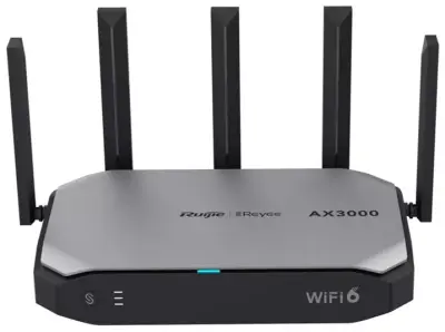 Ruijie Wi-Fi 6 AX3000 High-perfo.AllinOne Wireless Router5 GE ports,supp. up to 4 WAN ports, 1.2Gbps max.Th