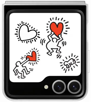 Silikonska maska za Samsung Galaxy Galaxy Z Flip6 bijela EF-ZF741CWEGWW