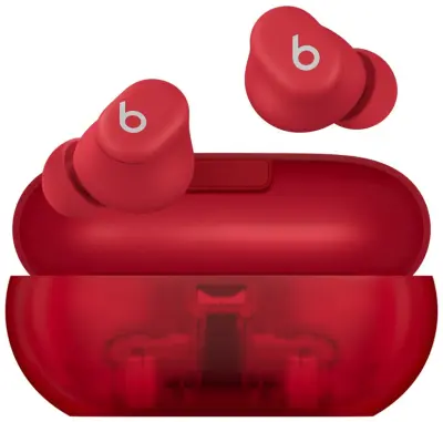 Slušalice Beats Solo Buds True Wireless - Transparent Red