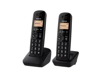 Telefon Panasonic KX-TGB6120FXB crni, 2 slušalice