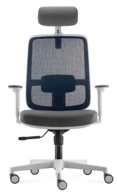 Uredska stolica ERGOVISION Ergo Basic 01 - BIJELO SIVA