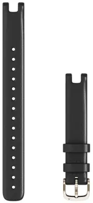 Zamjenski remen za Garmin Lily Black Italian Leather (large)