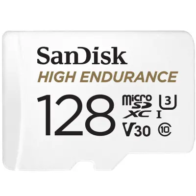SanDisk 128GB High Endurance microSD kartica klase 10, U3, V30 s adapterom