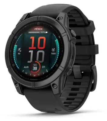 Pametni Outdoor sat Garmin Fenix E 47 mm AMOLED slate gray steel/black remen