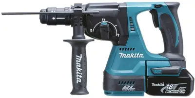 Makita 18V SDS-PLUS kombinirani udarni odvijač, crni DHR243RTJB