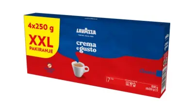 Kava LAVAZZA mljevena Crema E Gusto 4x250G 4 PACK