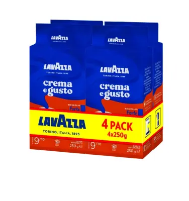 Kava LAVAZZA mljevena Crema E Gusto Forte 4x250G 4 PACK