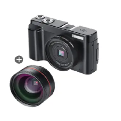 Digitalni fotoaparat 24MP, širokokutni objektiv Crna