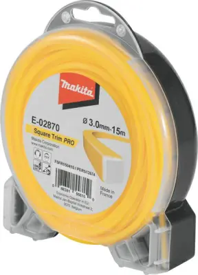 MAKITA NYLONSKA ŽICA ZA KOSILICU "SQUARE" PRO 3.0 mm/15 m