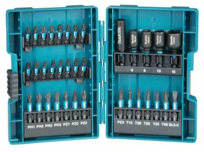 MAKITA SET BURILA I NASADNIH KLJUČEVA 35 kom. IMPACT BLACK