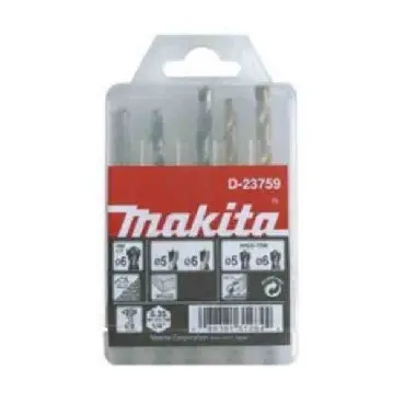 MAKITA SET MEŠANJNIH TORX OBIČNIH VIDIJAČA 1/4" IMBUS /5 kom.