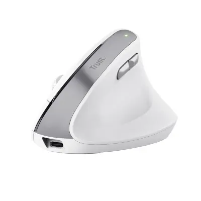 TRUST PC MIŠ WLESS PUNJIVI ERGONOMSKI BAYO II WHITE