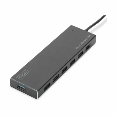 Digitus USB 3.0 7xA Hub + AC Adapter ALU DA-70241-1