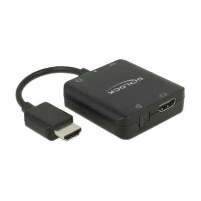 Delock HDMI-HDMI 4K /3,5 mm/ TOSLINK/SPDIF Audio Extractor 62784