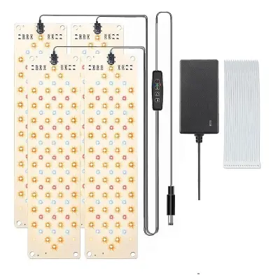 LED panel za rast biljaka s EU adapterom Bijela