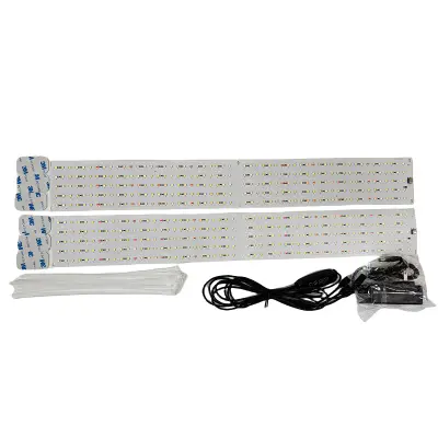LED panel za uzgoj, dvostruka glava, puni spektar za sobne biljke Bijela
