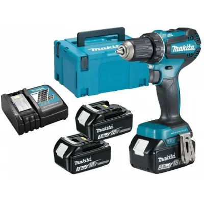 MAKITA 18V IMPACT DRIVER DDF485RF3J 50Nm 3x3.0Ah BLDC MAKPAC