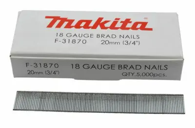 MAKITA NASADICE ZA ŠRAFILICU 18GA 1.0x20mm / 5000 kom.