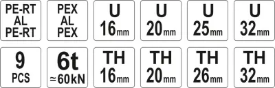 YATO Pex-Al-Pex YT-21735 alat za prešanje