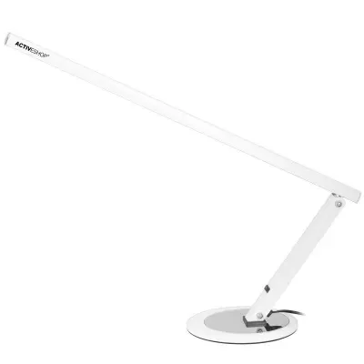 Tanka LED stolna lampa, bijela