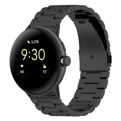 Remen od nehrđajućeg čelika za Google Pixel Watch 3 Crna