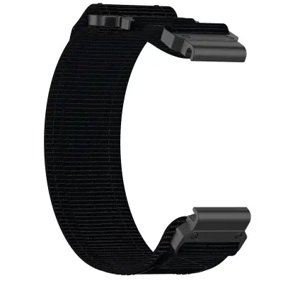 22mm Remen za sat za Garmin Quatix 7 Pro/FeniX/Fenix 6/Fenix 5 Veličina M Najlon Crna