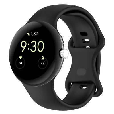Silikonski remen za sat za Google Pixel Watch 3 Crna