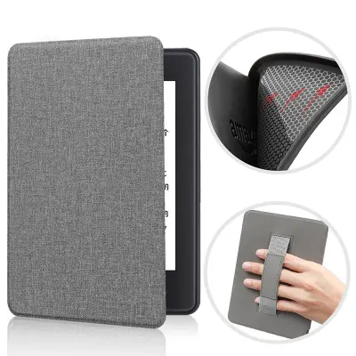 TPU ručna teksturirana zaštitna torbica otporna na otiske prstiju i vodootporna za Kindle Siva