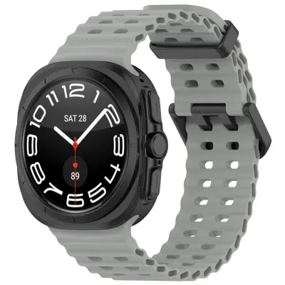 Sportski silikonski remen za sat za Samsung Watch Ultra 47mm Siva