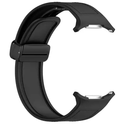 Samsung Watch Ultra 47mm Silikonska narukvica s magnetskim zatvaranjem Crna