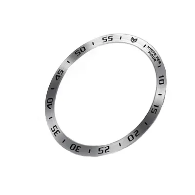Prsten okvira od nehrđajućeg čelika za Samsung Galaxy Watch Ultra Srebrna + Crna