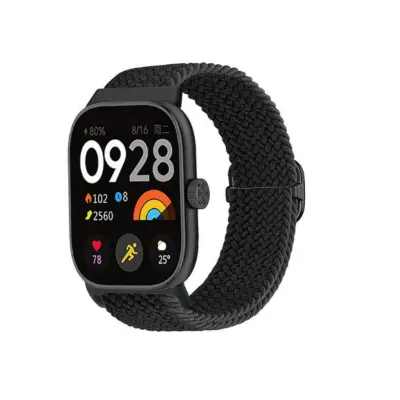 Xiaomi Mi Band 8 Pro & Redmi Watch 4 Pleteni Najlonski Remen za Sat Crna