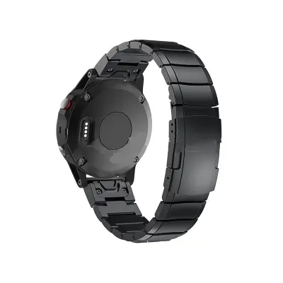 Remen za sat s brzim otpuštanjem za Garmin pametne satove Crna