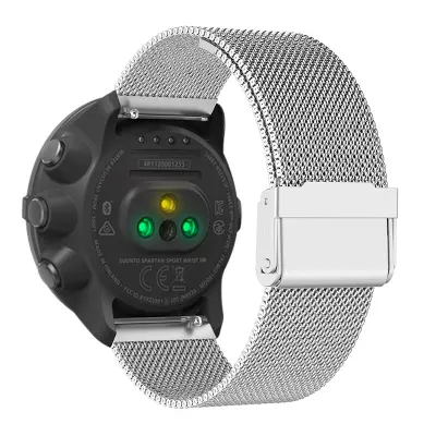 Remen za sat od nehrđajućeg čelika za Suunto 9 Baro/7/d5/Spartan Srebrna