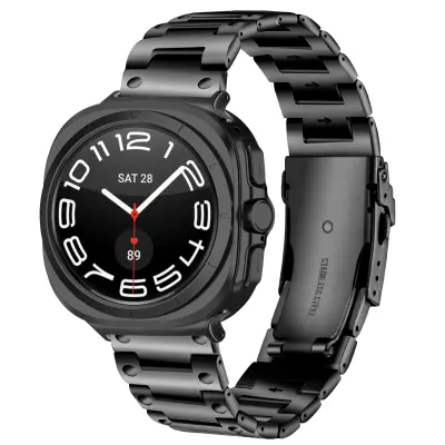Samsung Galaxy Watch Ultra narukvica od čelika s kopčom za kornjaču 47MM Crna