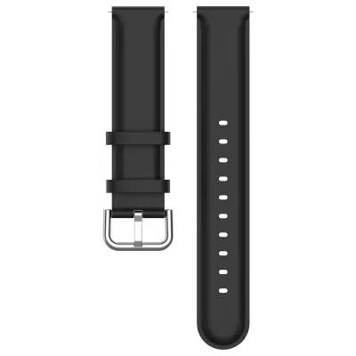 22mm kožne sportske narukvice kompatibilne s CMF BY NOTHING Watch Pro Crna