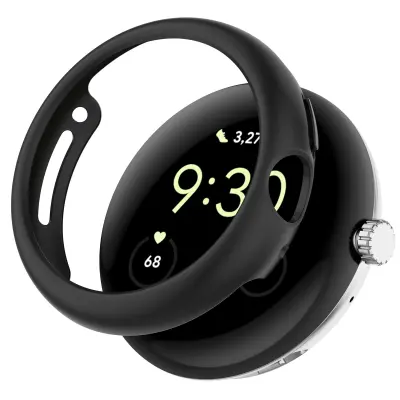 Zaštitna polu-četkana maskica za Google Pixel Watch Crna