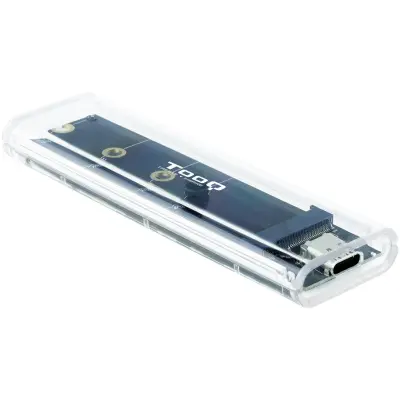 TOOQ SSD M.2 NVMe PCI-E USB 3.1 Tip-C prozirno vanjsko kućište