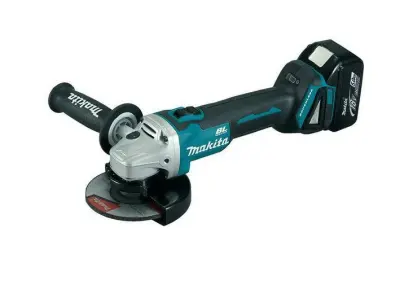 MAKITA KUTNA BOLMILICA 18V 125mm 3 x 5.0Ah LI-ION BEŠUMNA KUTIJA MAKPAC DGA504RT3J