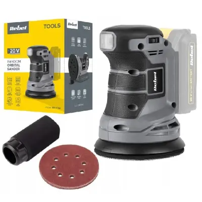 20V 125mm baterija. rotacijska ekscentrična brusilica s vrećicom