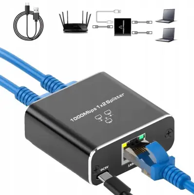 LAN prekidač mrežni prekidač USB razdjelnik do 1000 Mb/s