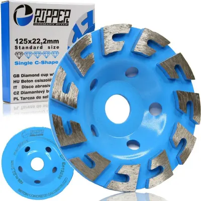Dijamantna segmentna ploča za brušenje betona single C 125x22,2mm