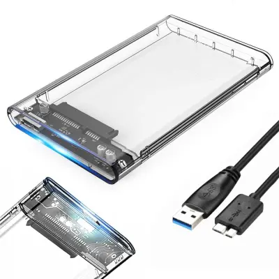 2,5€ł SATA kućište tvrdog diska USB 3.0 LED transparentno